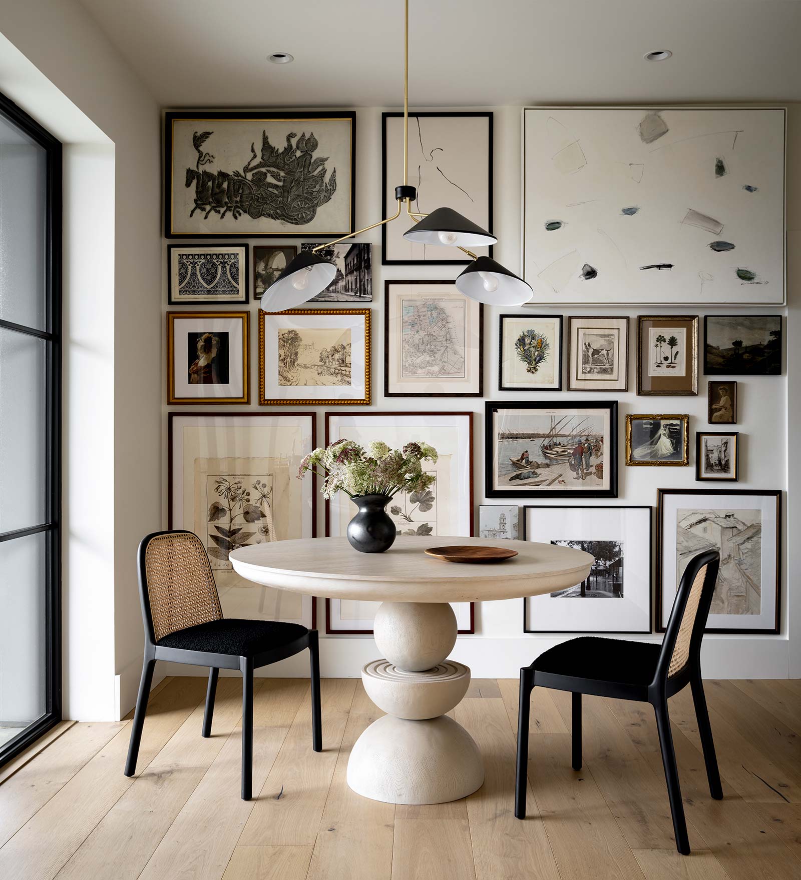 Kitchen Table and Art Wall, interior