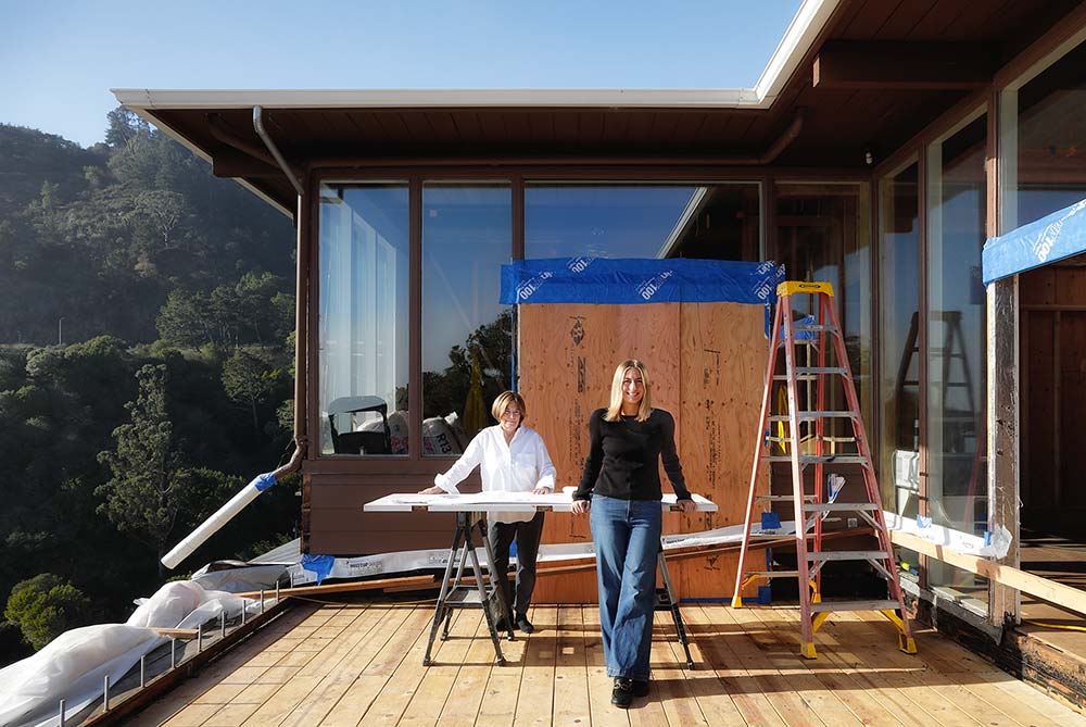 Heidi Richardson and Grace Johnson on Job Site