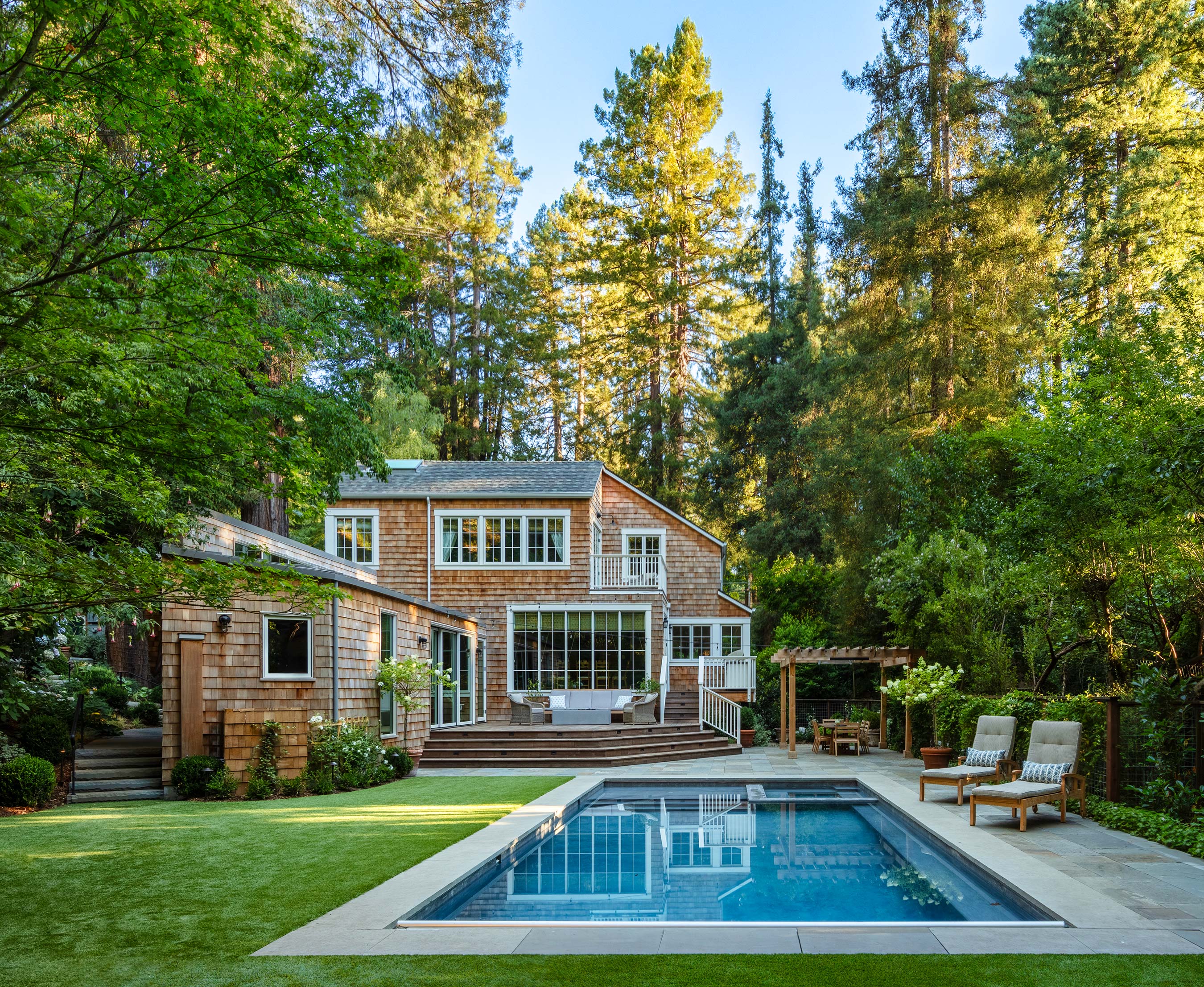 Canyon Cabin — House and Pool, exterior