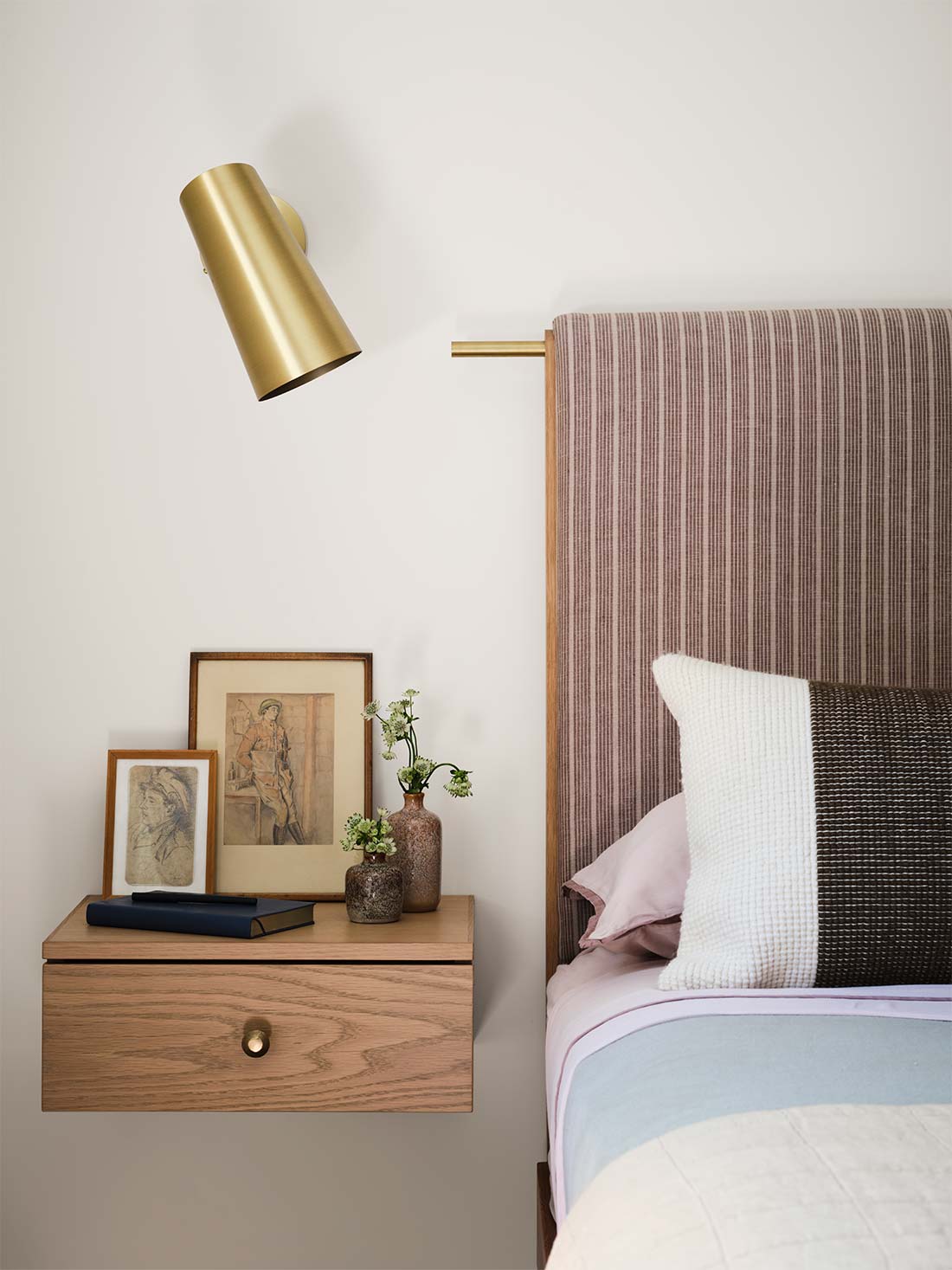 Bedroom Side Table, Detail, interior