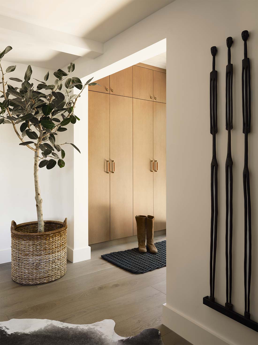 Hallway with Boots, interior
