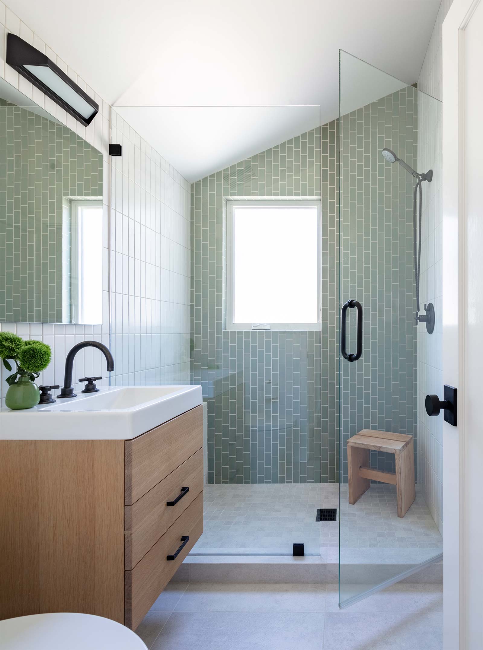 Bathroom Vanity and Shower, Interior