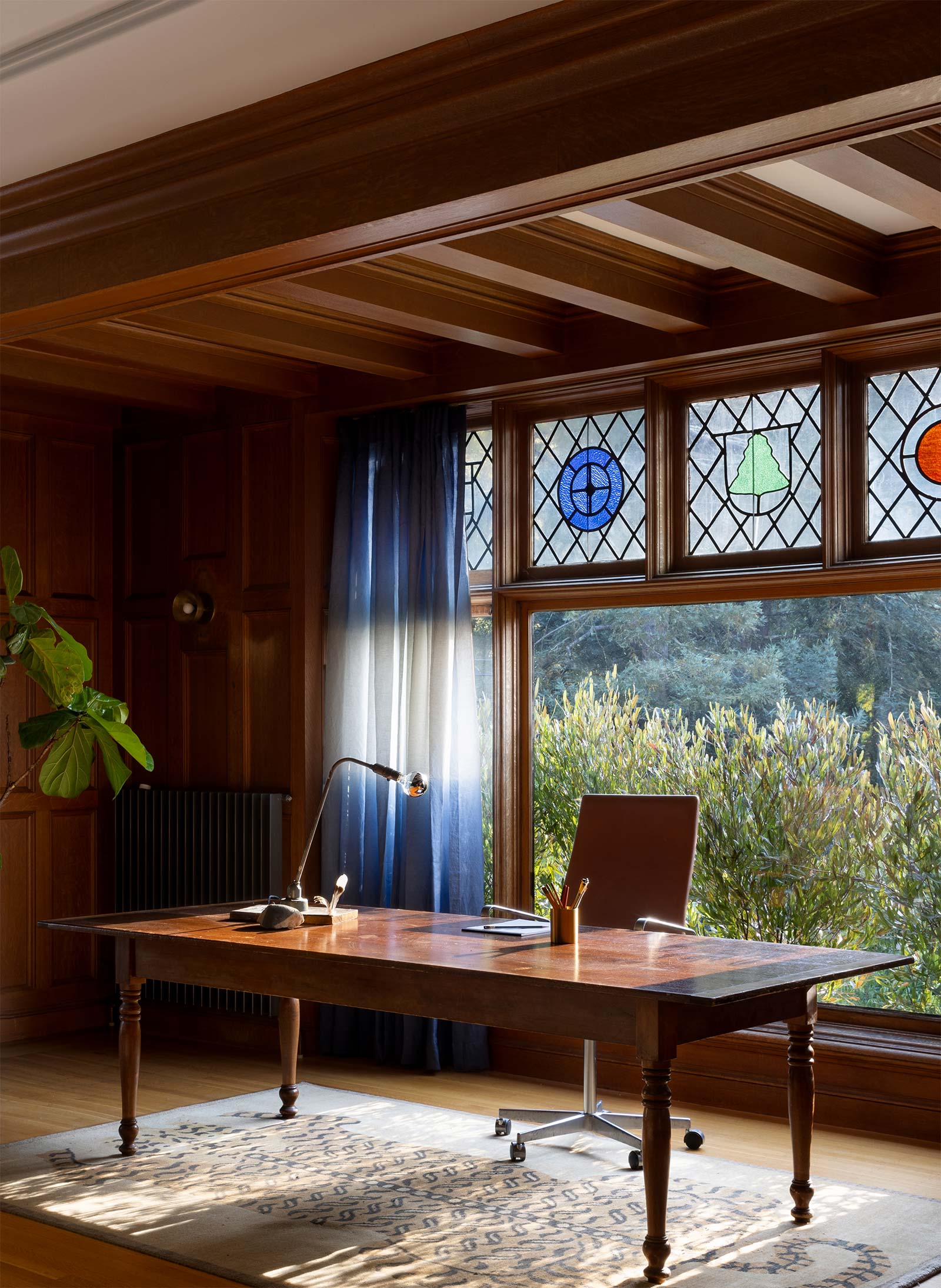 Desk and Window, interior