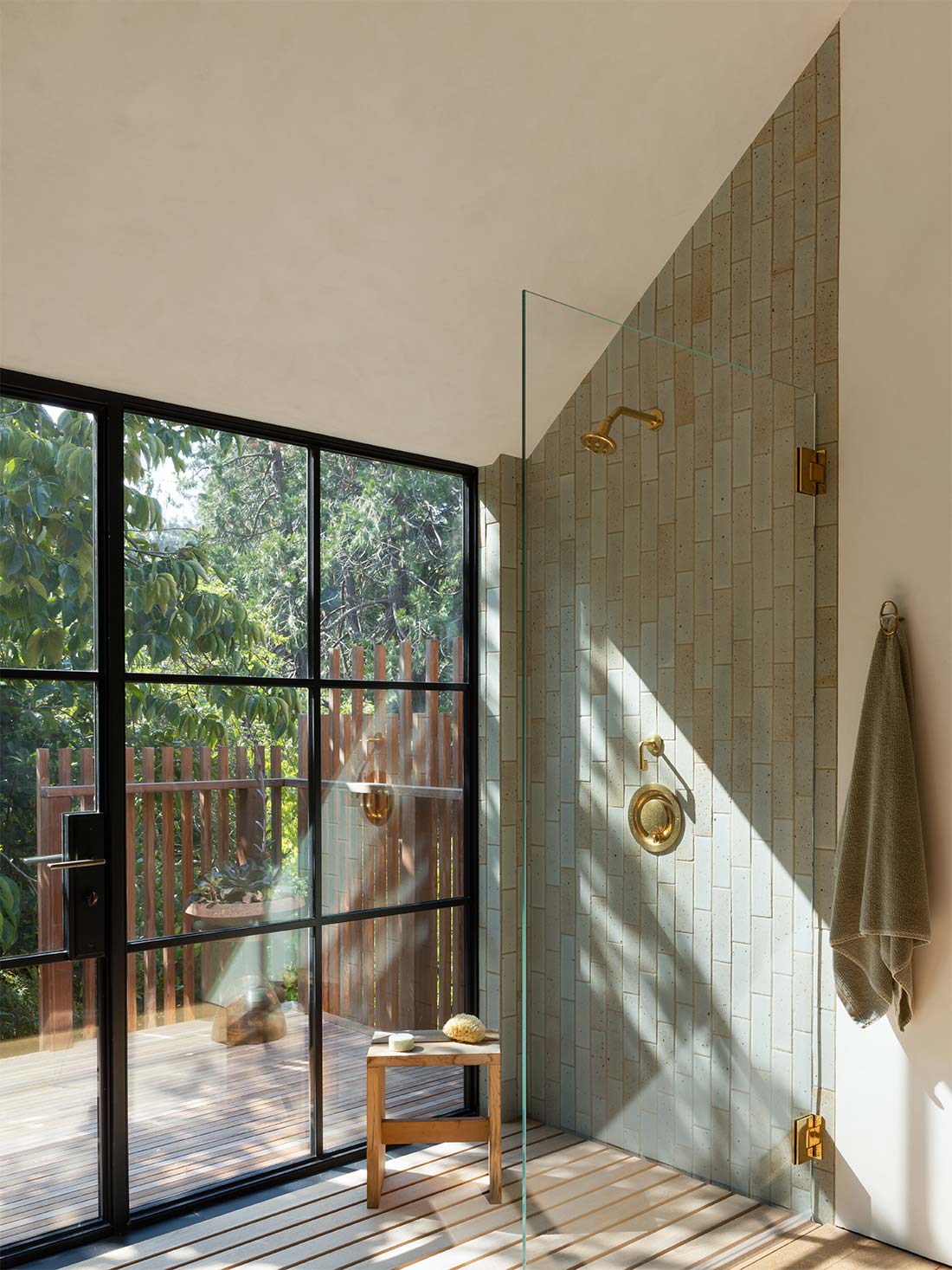 Shower and Window, interior