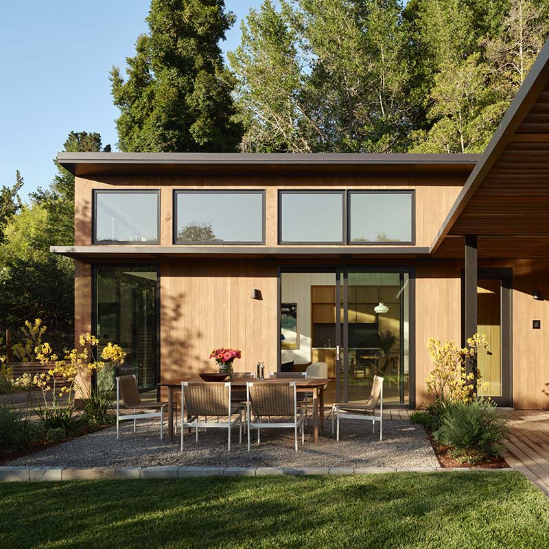 Building Rear and Patio