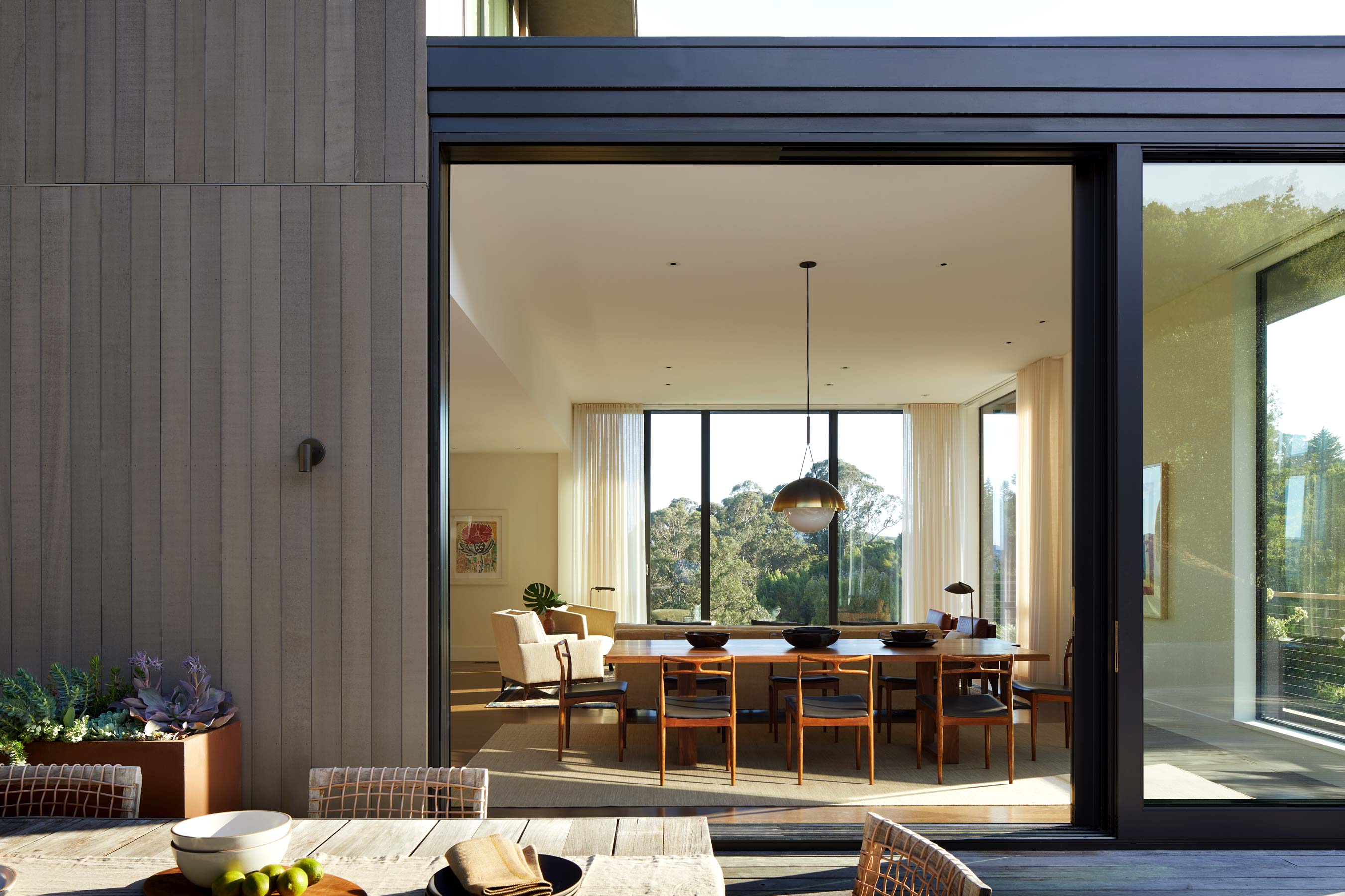 Patio View into Dining Room