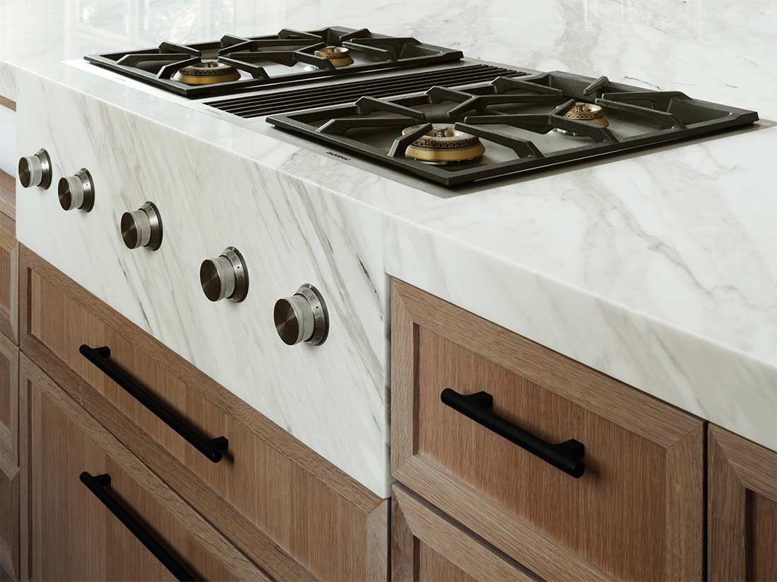 Kitchen Stove Top Built-in, Detail, interior